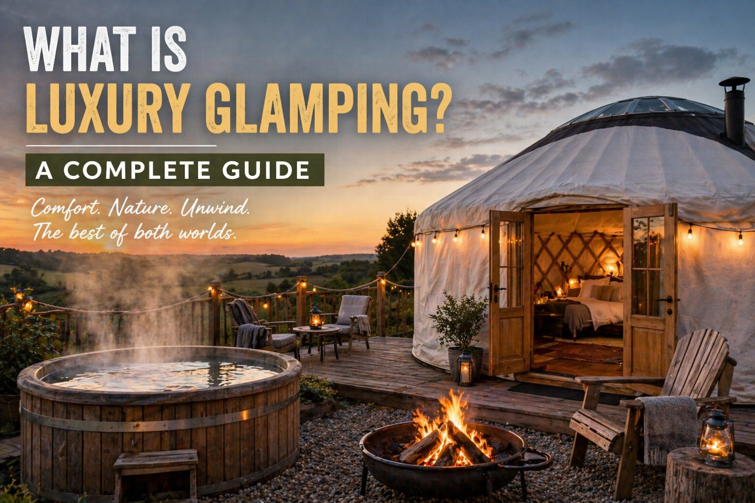 Luxury glamping